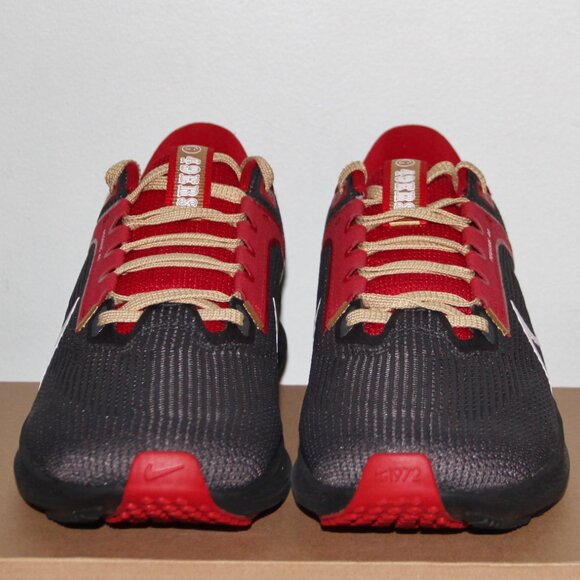 Nike Air Zoom Pegasus 40 San Francisco 49ers Running Shoes Mens 15 - Picture 4 of 6